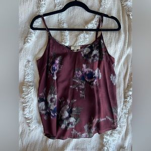 Wilfred 100% silk Camisole Maroob